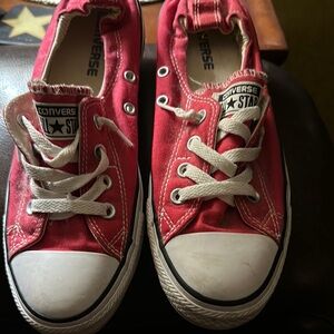 Converse WOMENS Red Sneakers